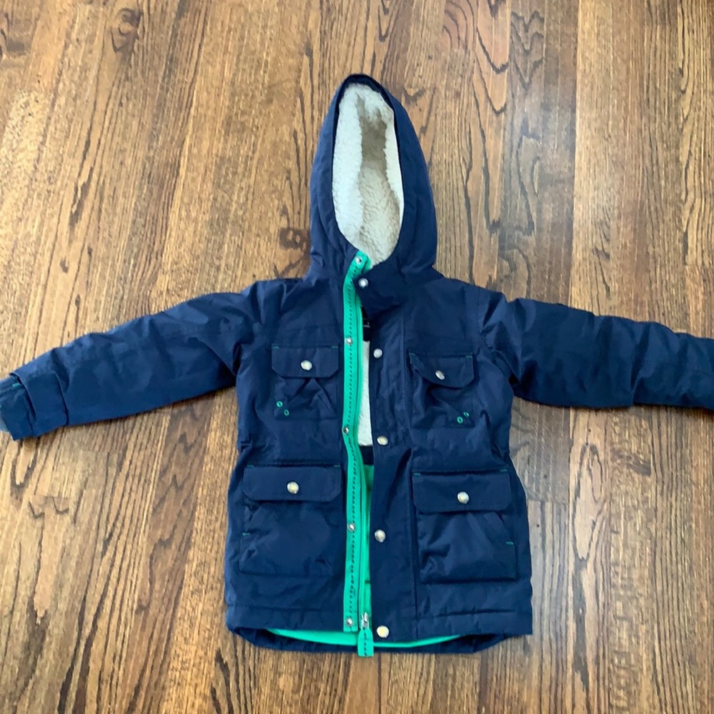 Lands End boys heavy winter coat SZ 4